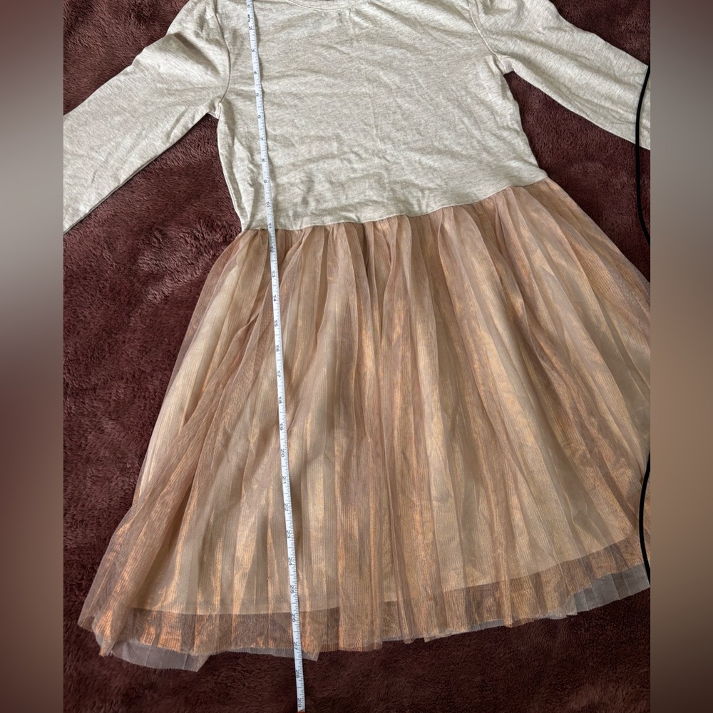 Gap Cream and Tan Kids Dress - Picture 3 of 9